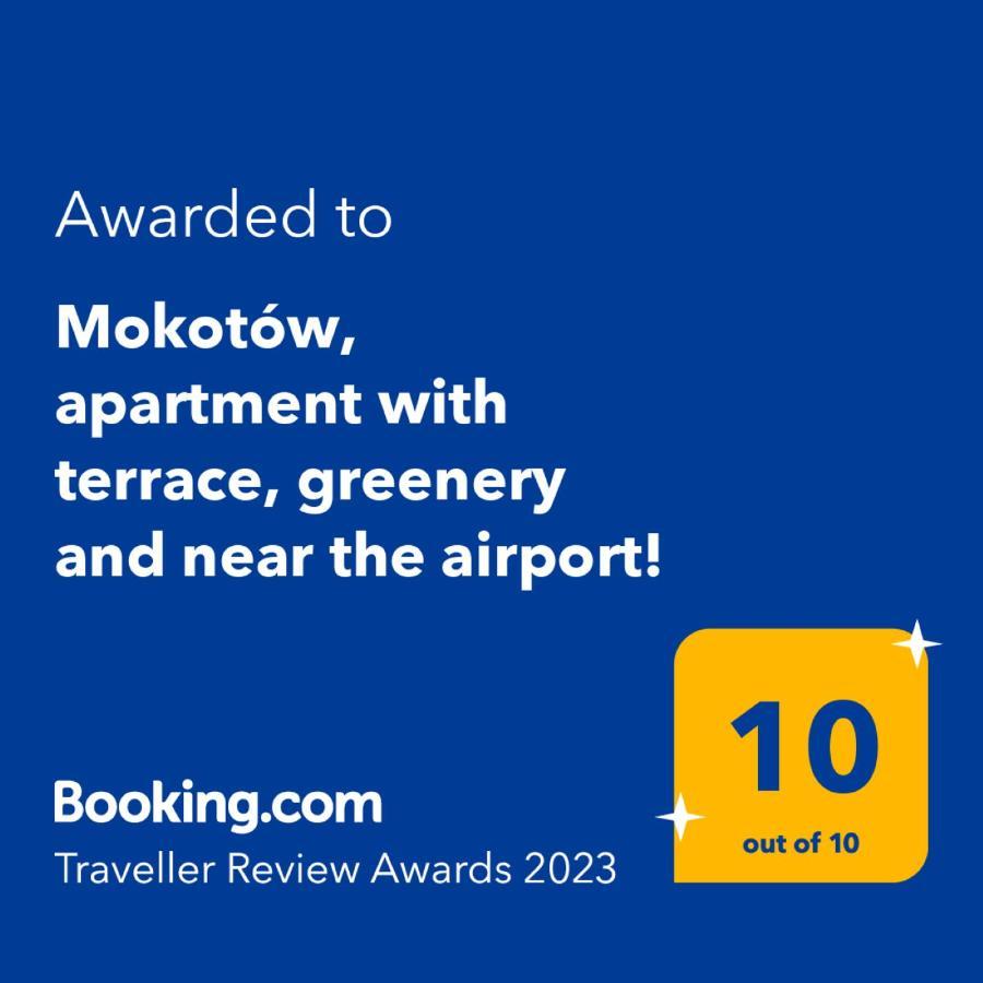 Mokotow, Apartment With Terrace, Greenery And Near The Airport! Warszawa Eksteriør bilde